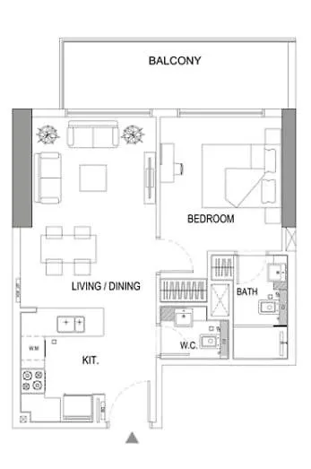Apartment Lavish 1 Bedroom In Binghatti Gardenia That Sleeps 4 Dubai